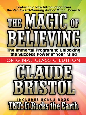 cover image of The Magic of Believing  (Original Classic Edition)
